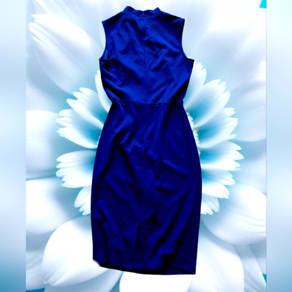 Miusol Royal Blue Sleeveless Sheath Dress - Picture 3 of 4